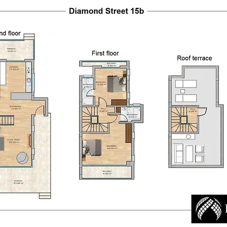 Luxurious Beachfront Townhouse Апартаменты *